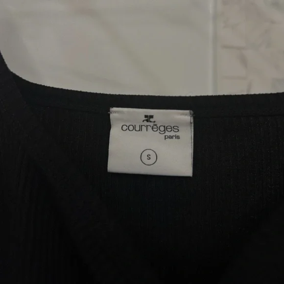 Courreges Leather Strap Tank Top Size S - Picture 10 of 10